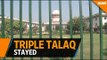 SC stays triple talaq