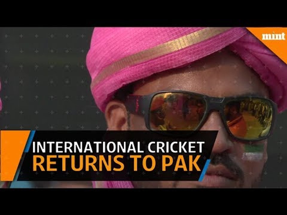 Pakistan hails return of international cricket
