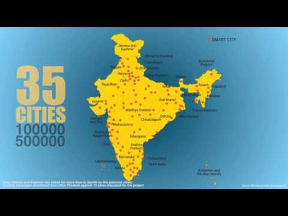 A look at 98 cities nominated for smart cities mission