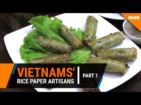 Vietnam's traditional rice paper roll artisans | Part 1