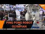 Ping pong robot takes on Olympian