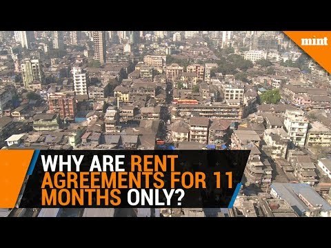 Why are rent agreements only 11 months in duration?