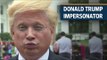 Donald Trump impersonator is a top draw during US presidential poll season