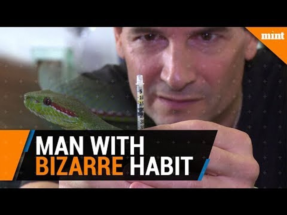 The man who injects himself with snake venom