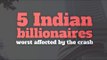 Top 5 Indian billionaires worst hit by the stock market crash