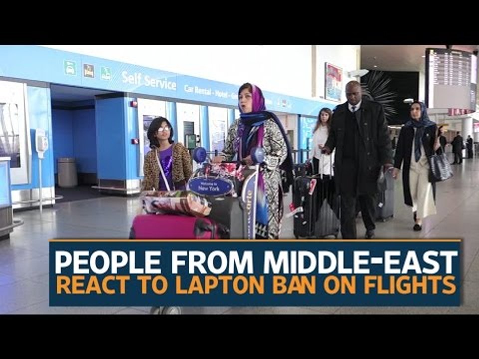 Travellers express concern with laptop ban on flights