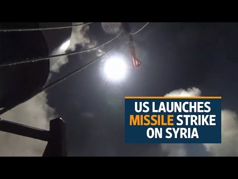 US strikes Syria in response to gas attack by Assad regime