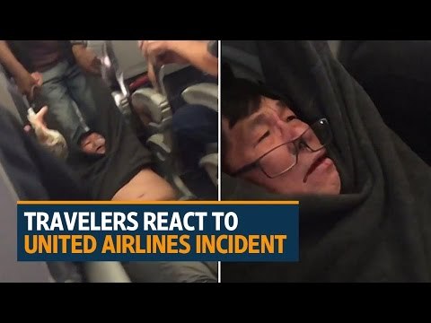 Travelers react to passenger being dragged off United Airlines flight