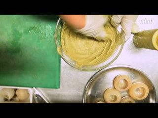 Behind the kitchen doors