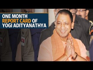 Video herunterladen: One month report card of Uttar Pradesh chief minister Yogi Adityanath