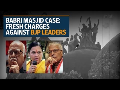 Babri Masjid demolition case: L.K. Advani, Joshi, Uma Bharti to face trial