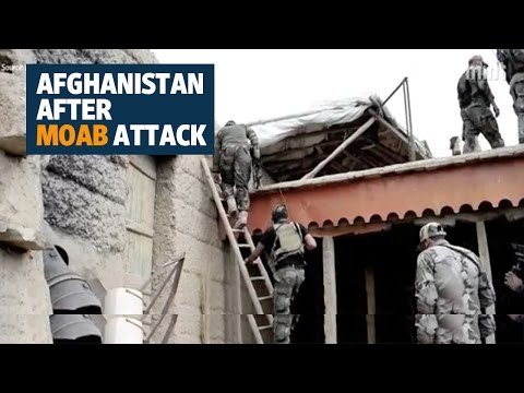 Afghan troops sweep ISIS area after MOAB blast