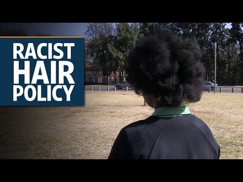 South Africa school’s racist hair policy