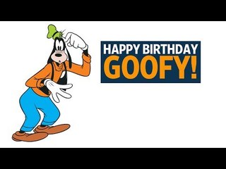 Happy birthday, Goofy
