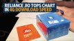 Reliance Jio tops chart in 4G download speed in April: Trai report