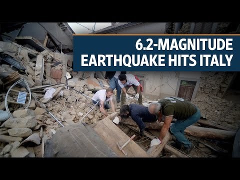6.2-magnitude earthquake hits Italy
