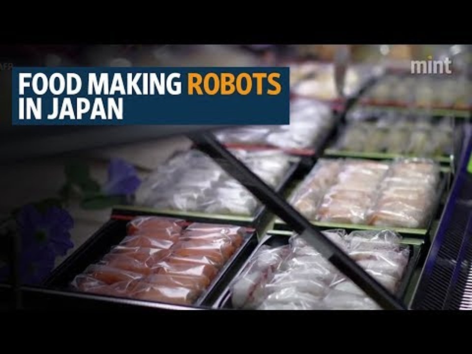 Food making robots showcases in Japan