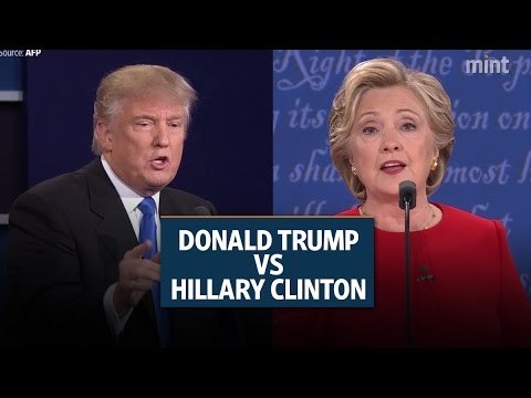 US Presidential debate: Trump, Hillary exchange barbs