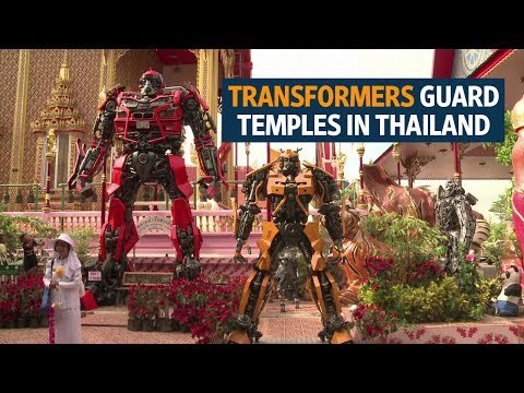 Temples transformed: superheroes bolster Buddha's ranks