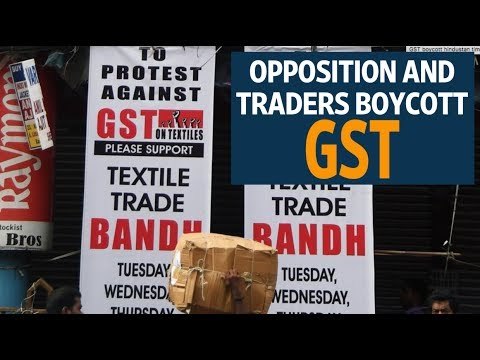 Political opposition and traders boycott GST