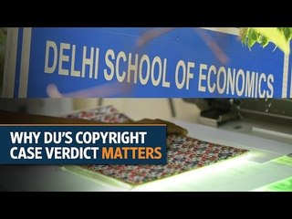 Delhi University Photocopy shop wins protracted legal battle