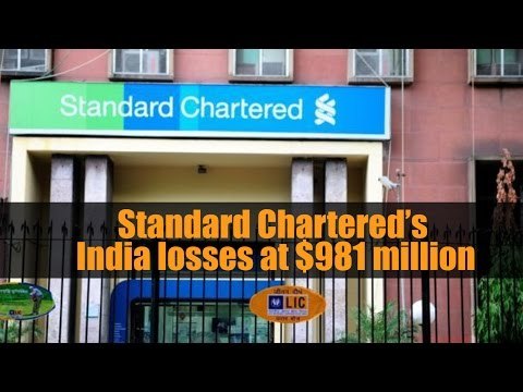 Standard Chartered’s India losses at $981 million