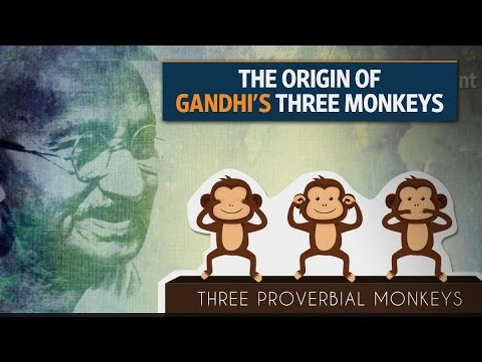 Gandhi Jayanti | Gandhi's three proverbial monkeys