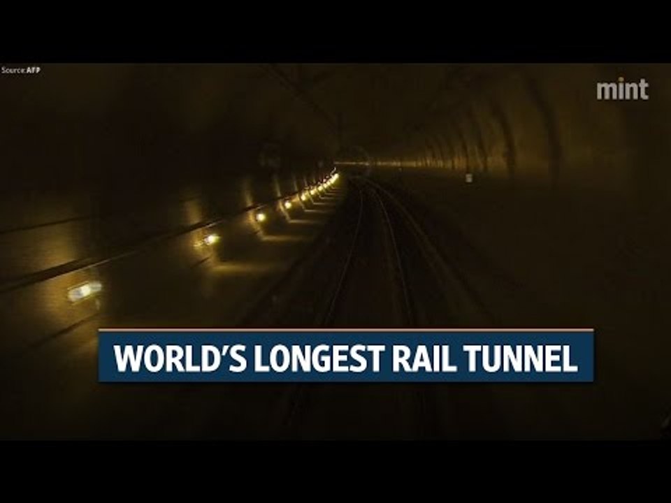 Gotthard tunnel: World's longest rail tunnel opens in Switzerland