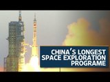 China launches longest manned space mission