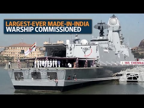 Largest-ever Made-In-India warship commissioned