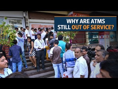 Why are ATMs still out of service?