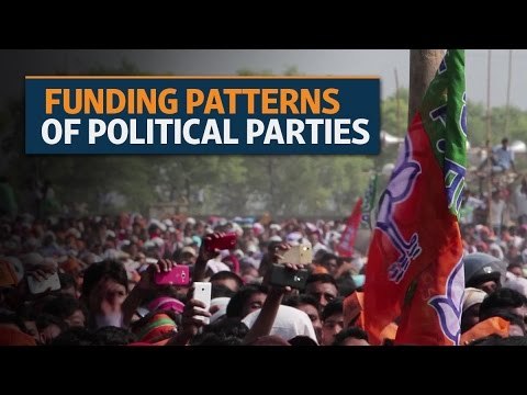 Funding patterns of political parties