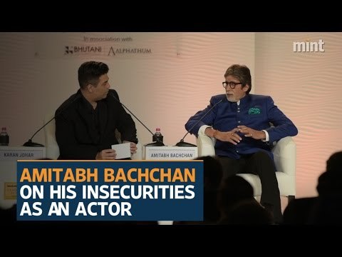 Insecurity is a continued assessment of what you have done: Amitabh Bachchan