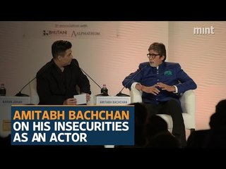 Insecurity is a continued assessment of what you have done: Amitabh Bachchan