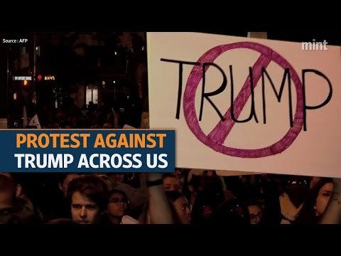 Donald Trump's shock win as US president triggers protests