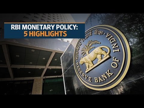 RBI monetary policy: 5 Highlights