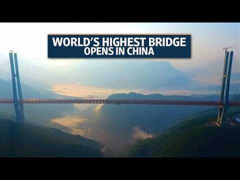 World's highest bridge opens in China