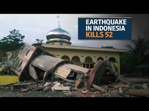 At least 52 dead in Indonesian earthquake