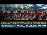 Afghanistan's all-female orchestra strikes closing note at the World Economic Forum in Davos