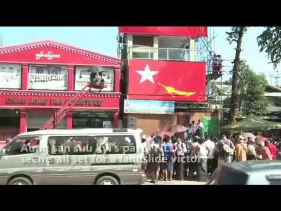 Myanmar vote count begins on Suu Kyi’s day of destiny