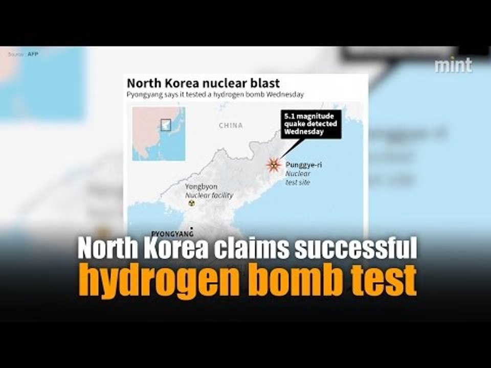 North Korea claims successful hydrogen bomb test