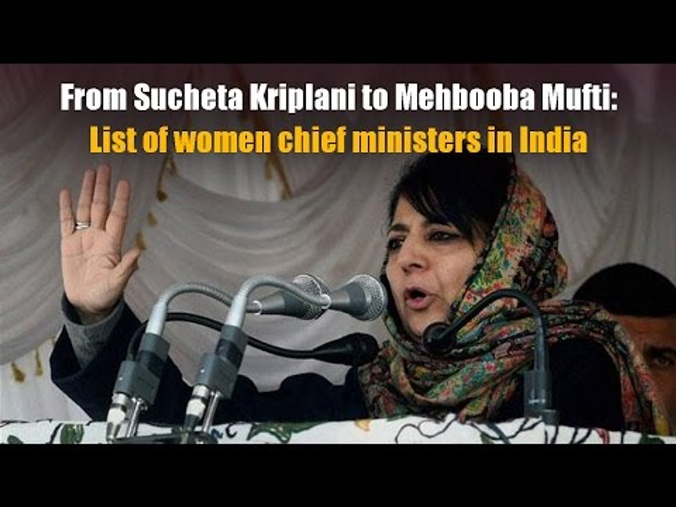 List of women chief ministers in India