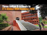 Three Indian B-schools in FT’s Global MBA Ranking 2016