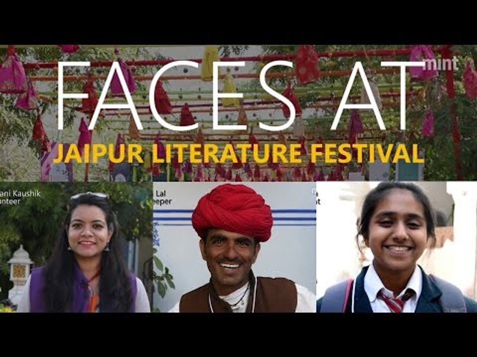 Faces at Jaipur Literature Festival 2016