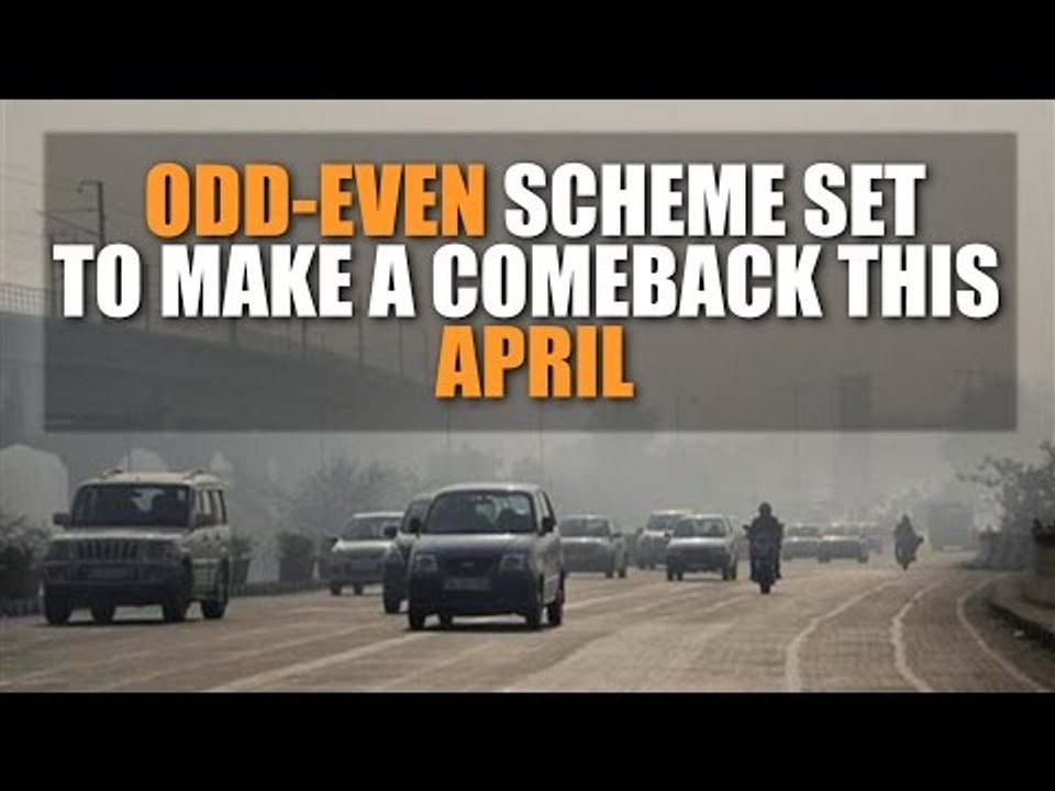 Odd-even rule to return from 15-30 April