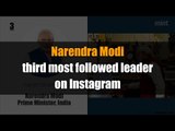 Modi third most followed leader on Instagram