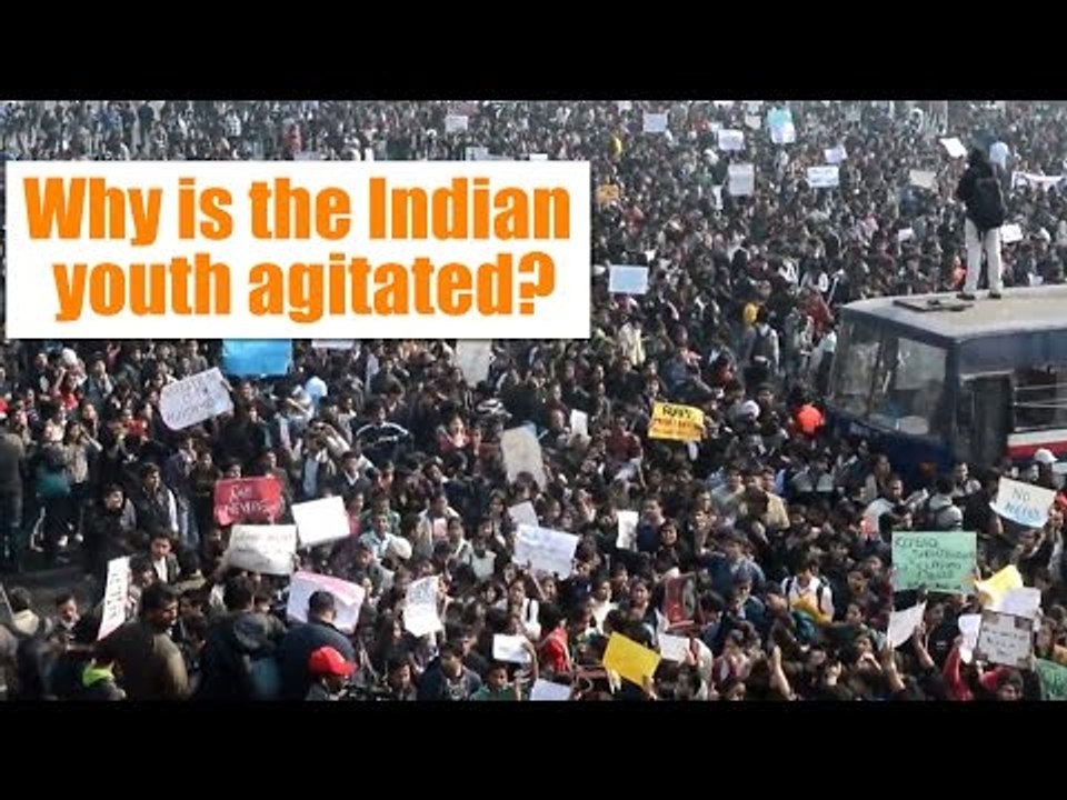 Why is the Indian youth agitated?
