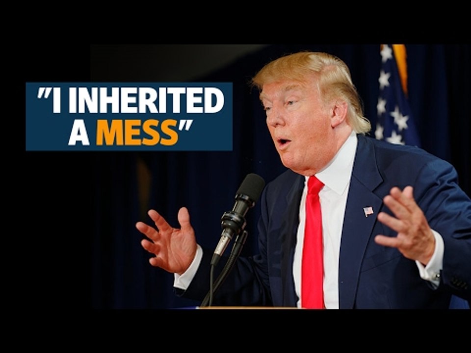 I inherited a mess, says Donald Trump in his first solo press meet as US President