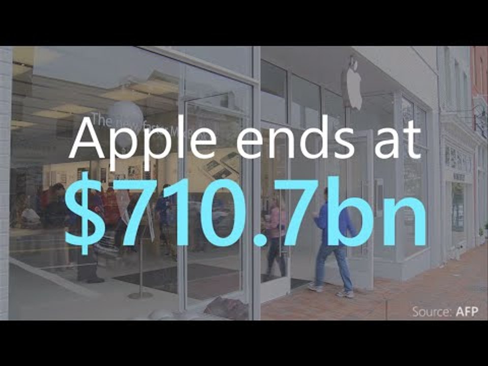 Apple closes at record market value of more than $700 billion
