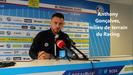 Conférence de presse du Racing avant Paris